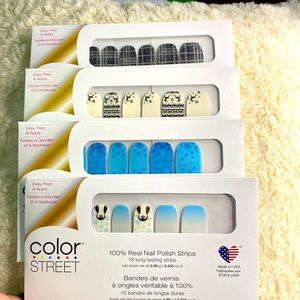 Color Street Nail Polish Strips, Winter Bundle of 4